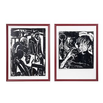 "Gruppe am Tisch" - Jupp Eisele