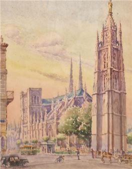 Place Pey-Berland, 1943 - Louis Arendt