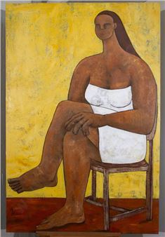 Woman Seated with Closed Legs - Brice Brown