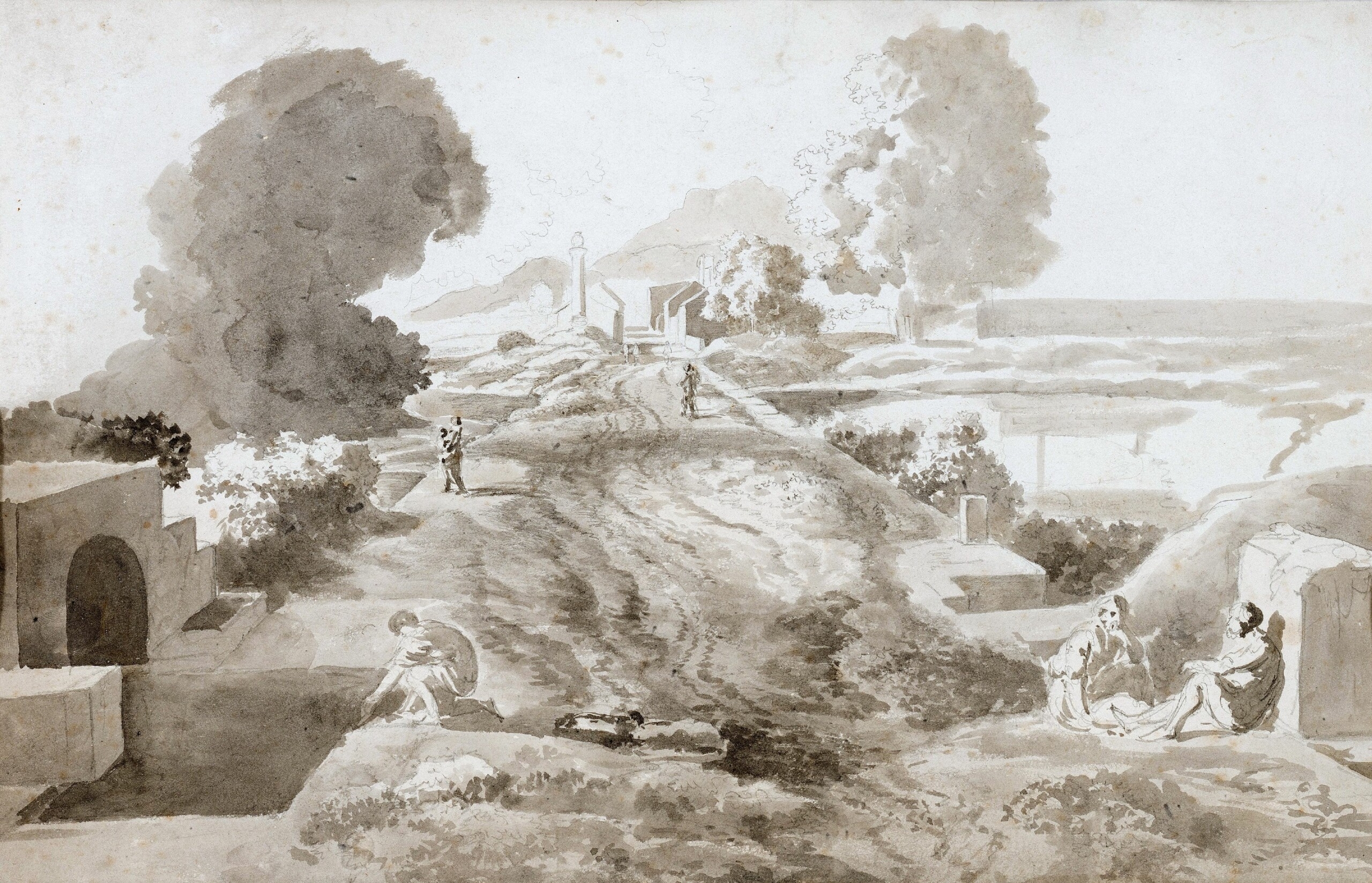 Carl Ludwig Frommel | Italienische Straßenszene | MutualArt