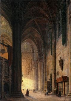 Im Mailänder Dom - Ludwig Mecklenburg