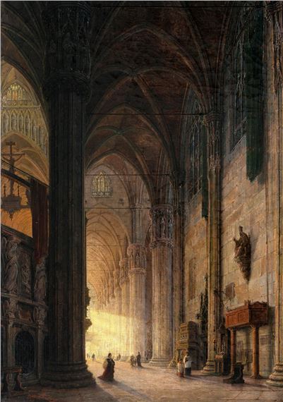 Im Mailänder Dom - Ludwig Mecklenburg