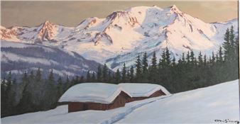 Le Mont Blanc vu du Mont d’Arbois - Deljean