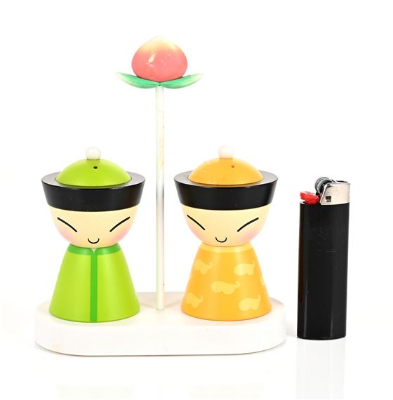 ALESSI アレッシィ　Mr.Mrs.Chin ソルト&ペッパーセット　レア Alessi | Alessi 'Mr and Mrs Chin' salt and pepper shakers set in