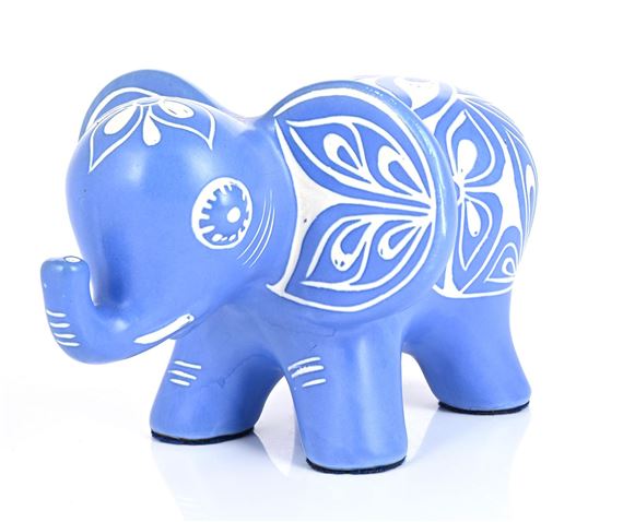 pablo ZABAL 陶芸家 作家 ブルー ロバ 海外 オブジェ セット pablo