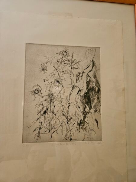 Artwork by Lil Michaelis, Cécile's Garden, Made of print