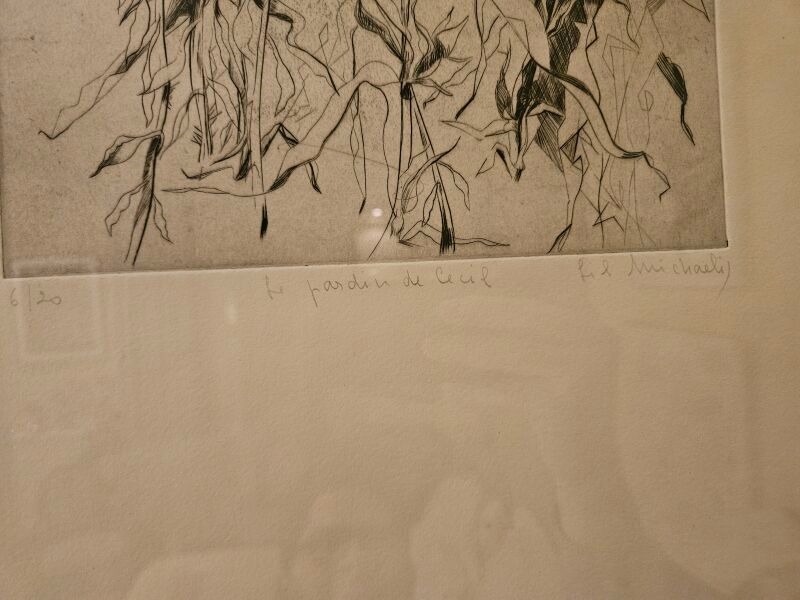 Artwork by Lil Michaelis, Cécile's Garden, Made of print