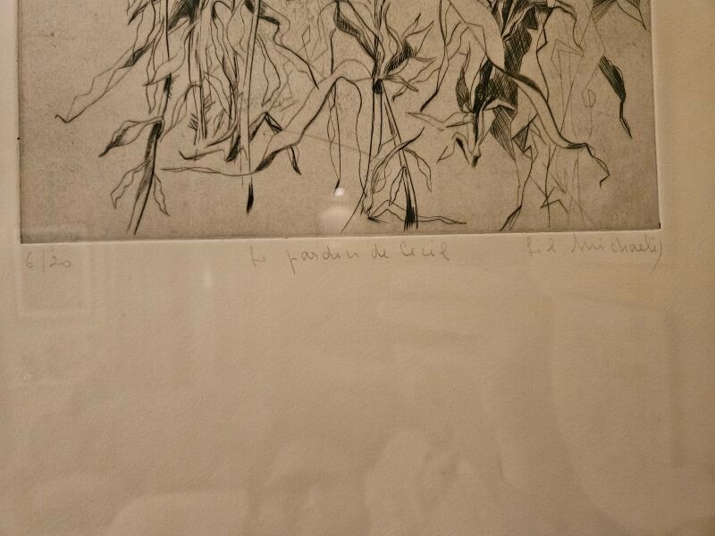 Artwork by Lil Michaelis, Cécile's Garden, Made of print