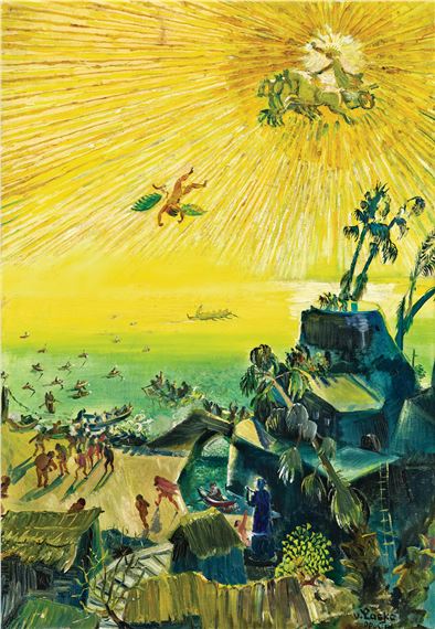 Der Sturz des Ikarus (The fall of Icarus)