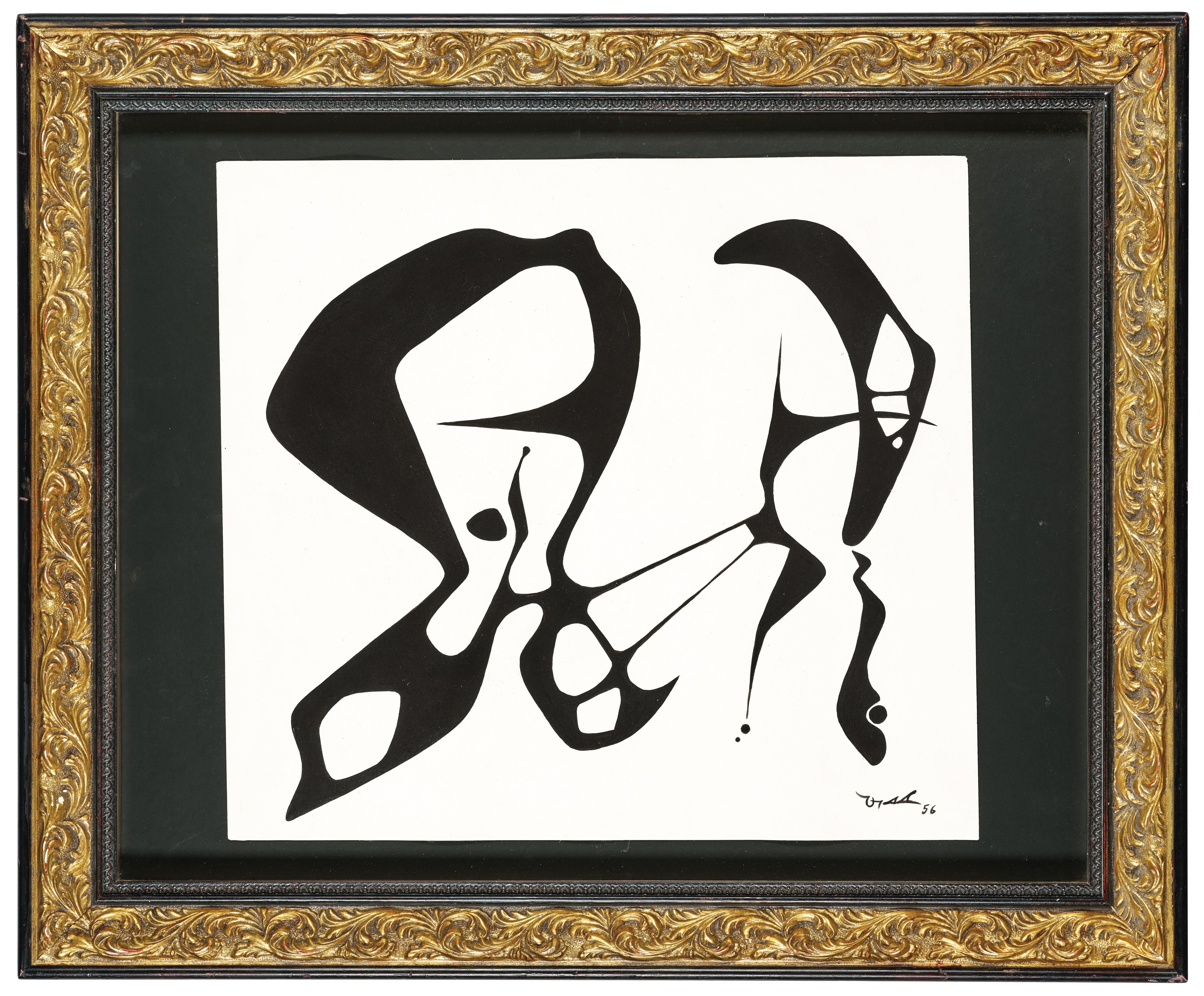 Artwork by Pedro de Oraá, Untitled, Made of gouache on thin cardboard