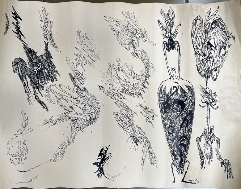 Artwork by Roger Blin, SANS-TITRE, Made of Ink drawing