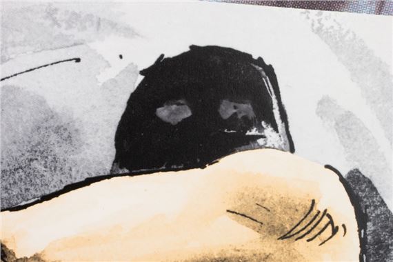 John Baldessari | Raised Eyebrows Screenprint (2009) | MutualArt
