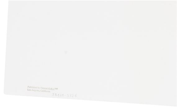 John Baldessari | Raised Eyebrows Screenprint (2009) | MutualArt