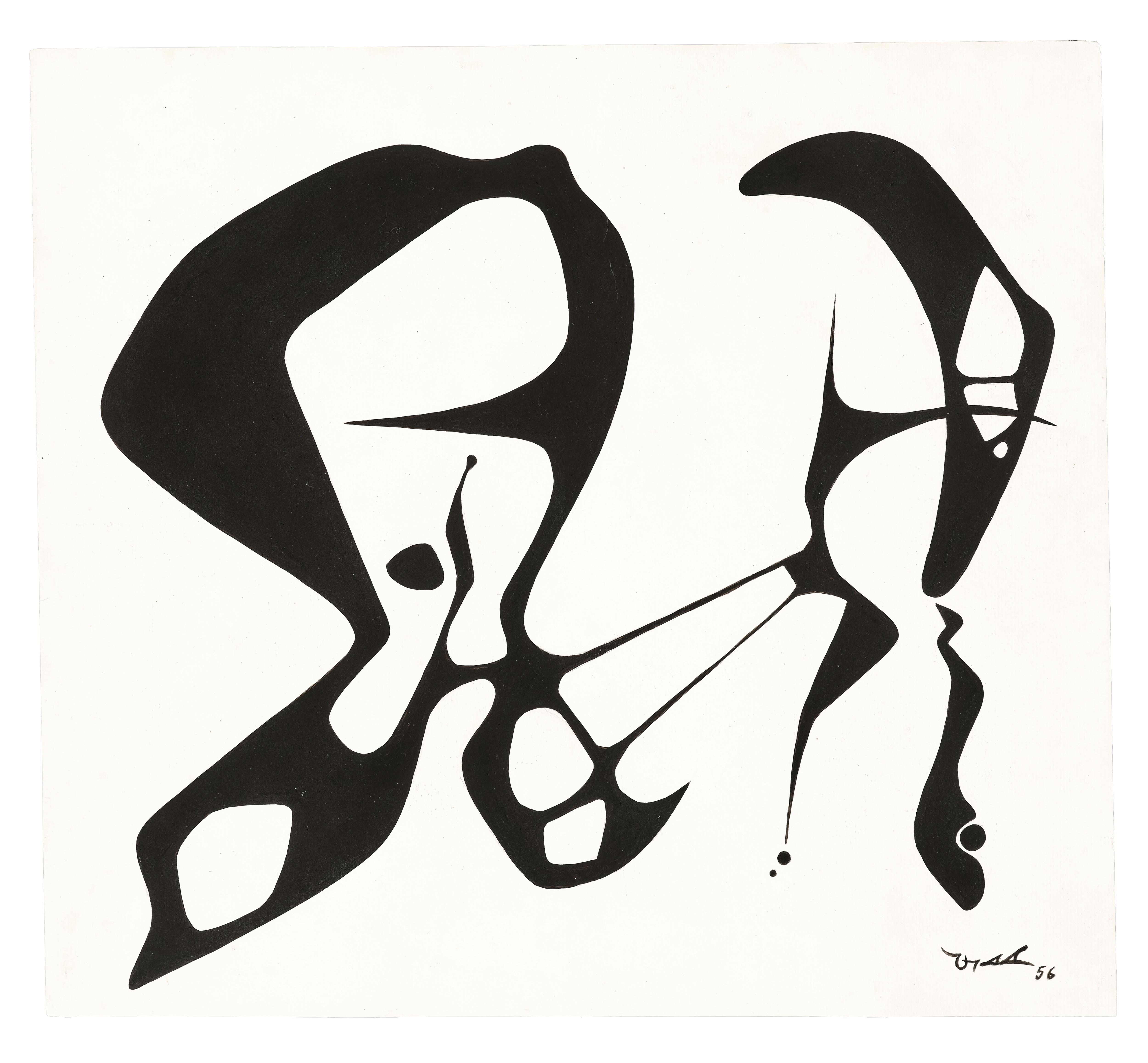 Artwork by Pedro de Oraá, Untitled, Made of gouache on thin cardboard