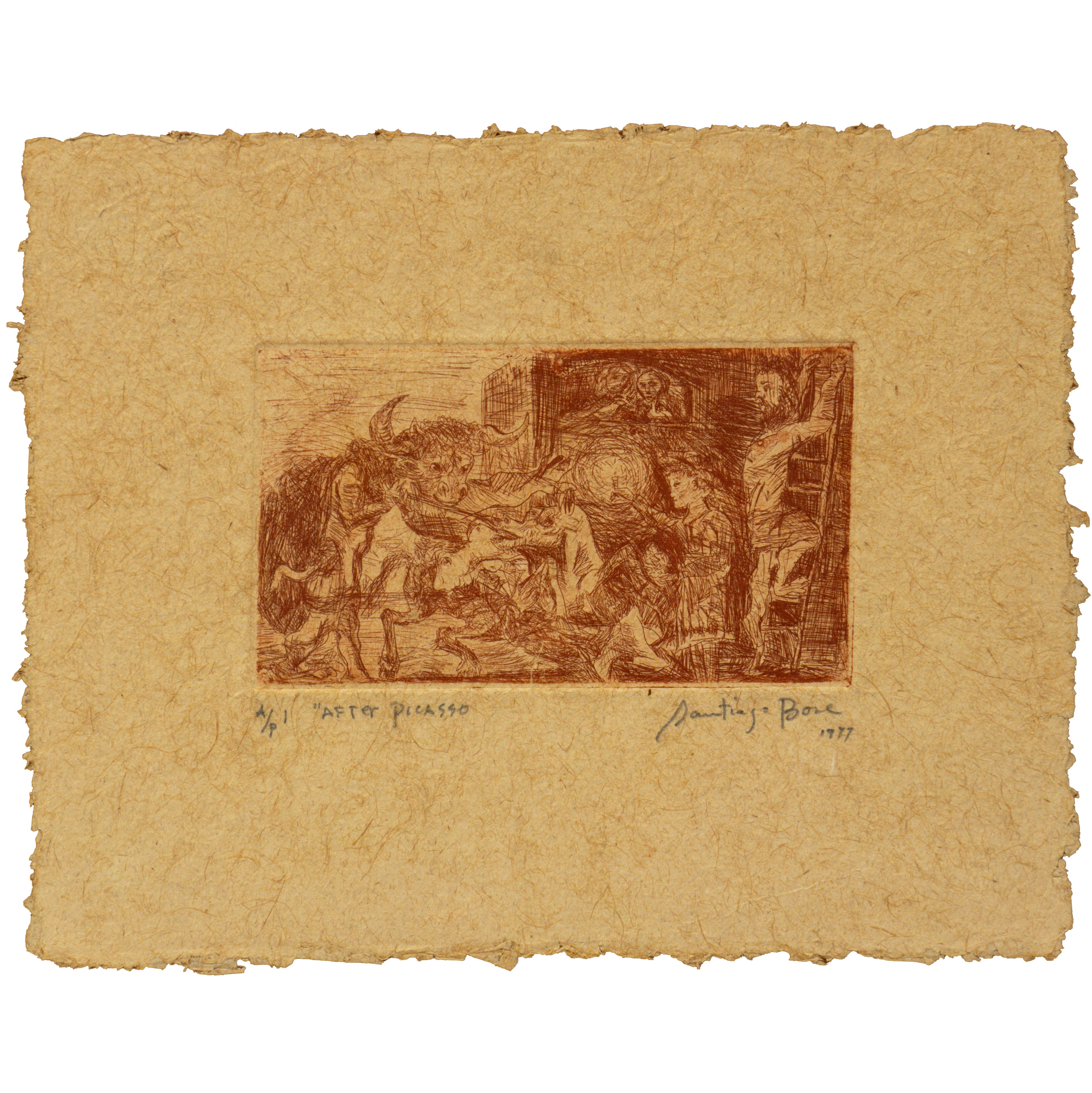 Artwork by Santiago Bose, After Picasso, Made of Print