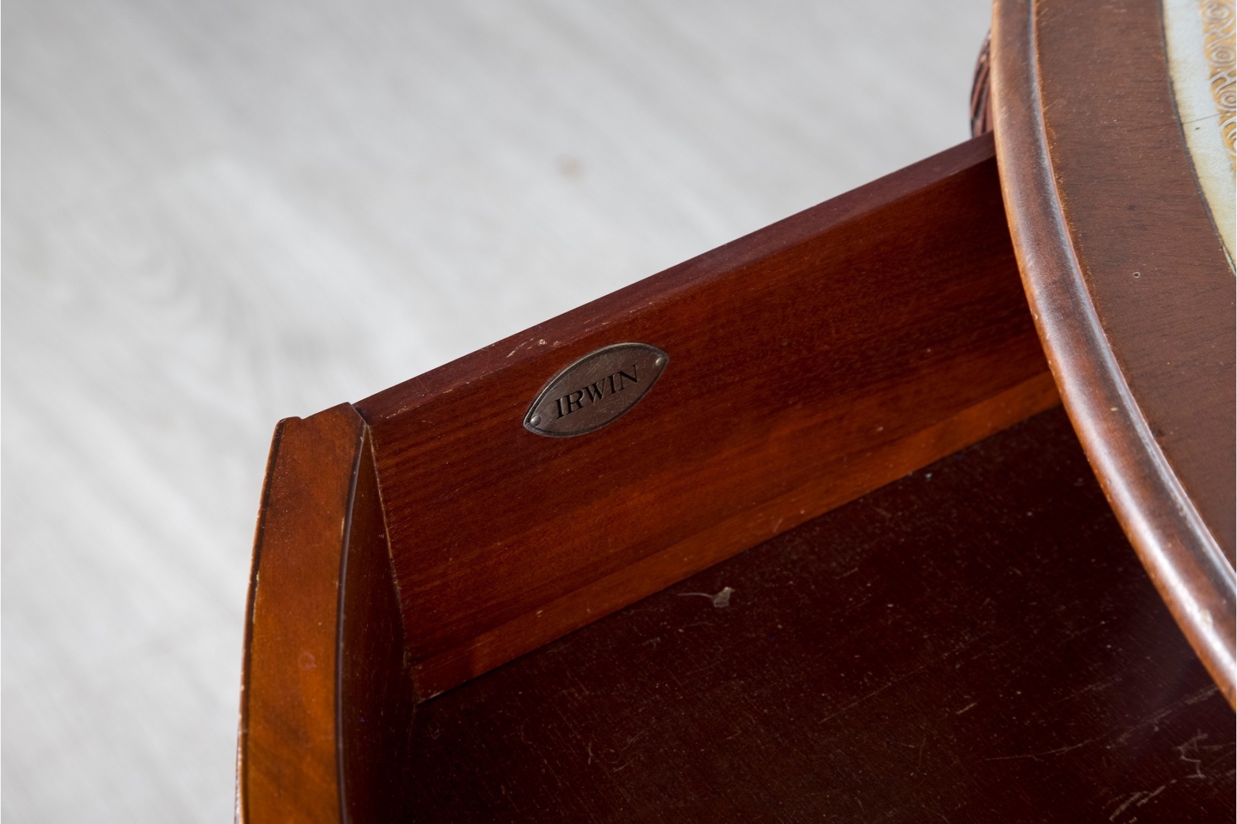 Erwin Eisch | Erwin Furniture Vintage Round Table Kneehole Desk | MutualArt