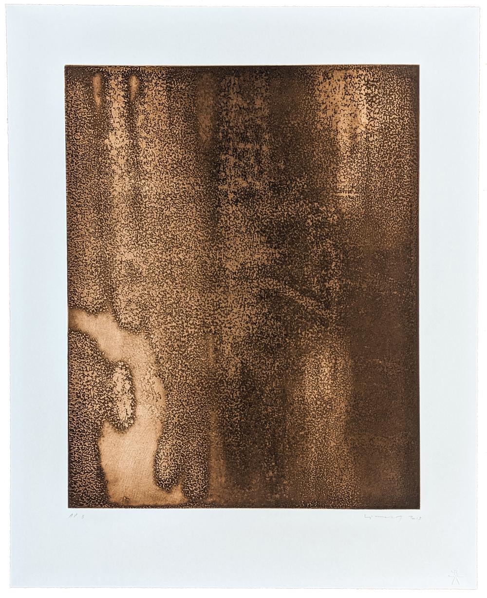 Artwork by Liam Everett, Set of Six Untitled Prints, Made of Color flatbite, softground, and aquatint etching on Somerset wove paper