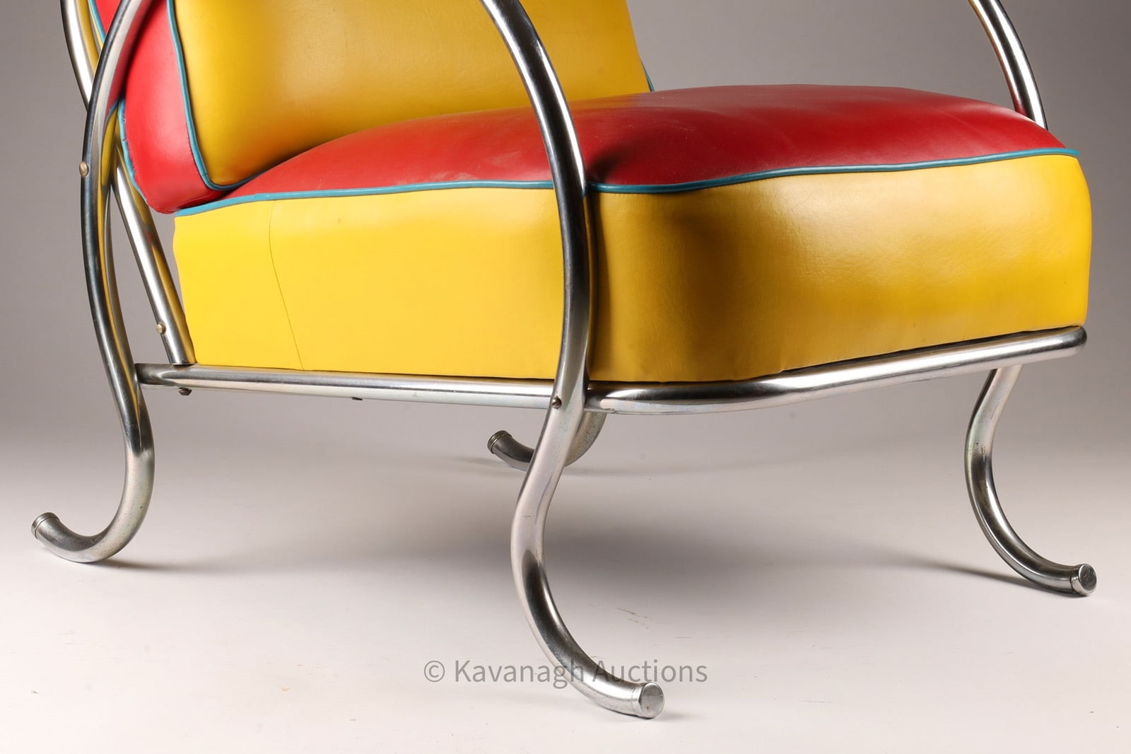 Machine Age | Art Deco / Machine Age Tubular Club Chair | MutualArt