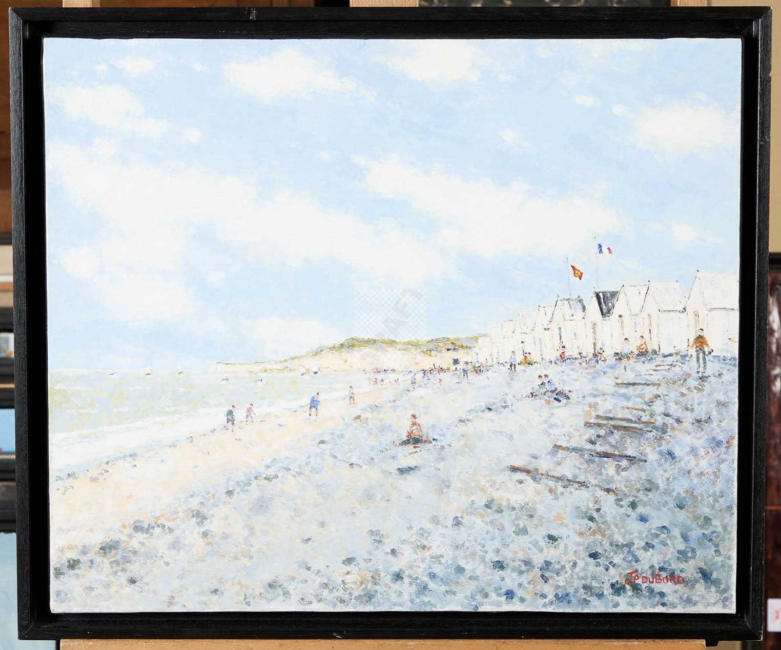 Jean-Pierre Dubord | Sur la plage à Quiberville | MutualArt