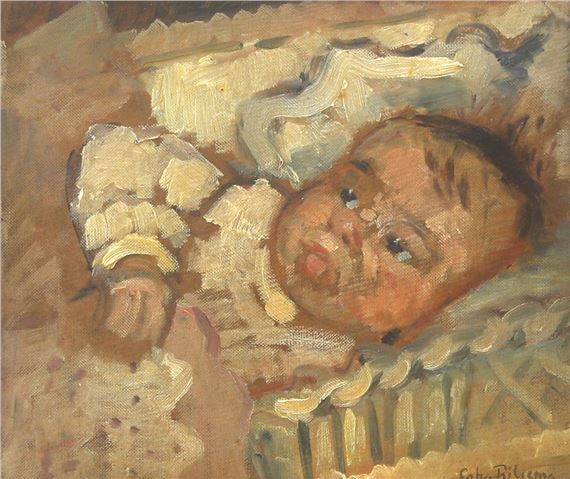 Coba Ritsema (1876-1961), ‘Portrait of a baby - Coba Ritsema