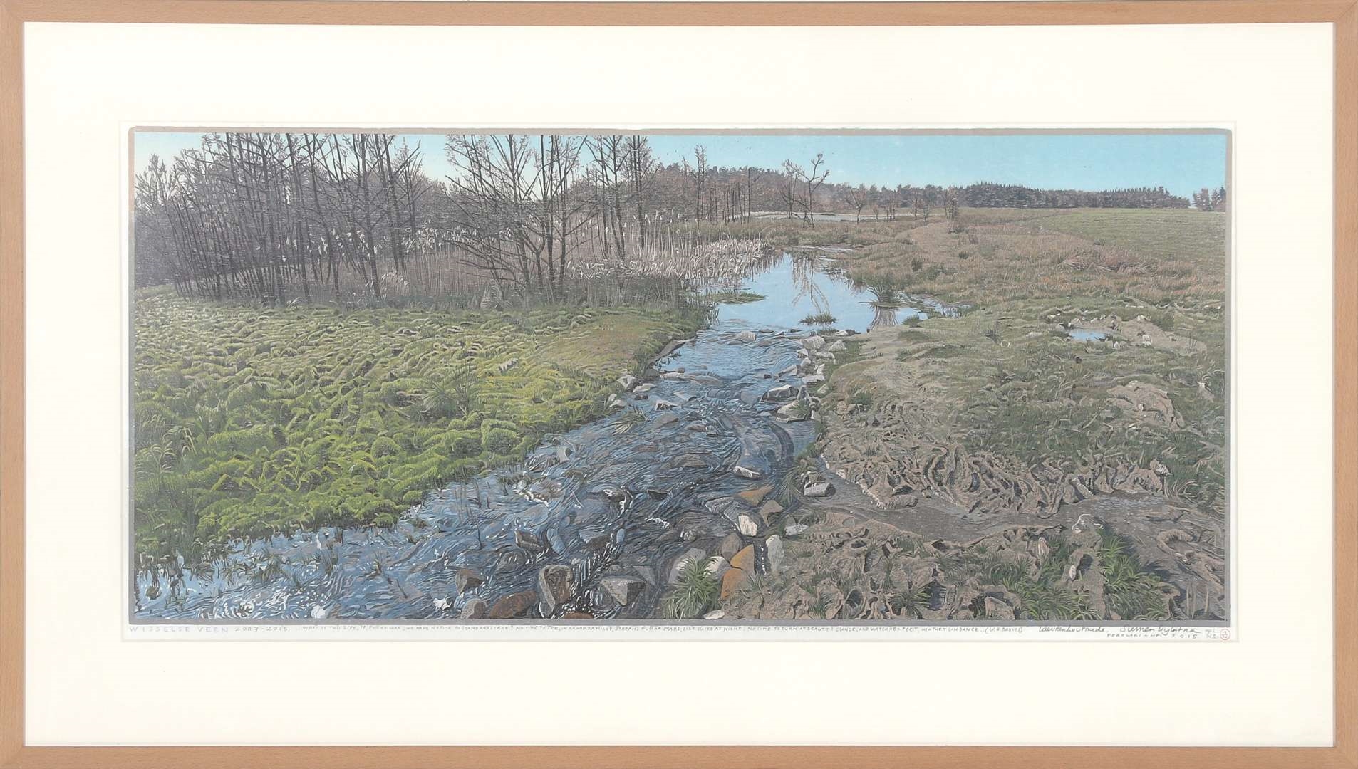 Artwork by Siemen Dijkstra, Wisselse Veen, Made of pencil