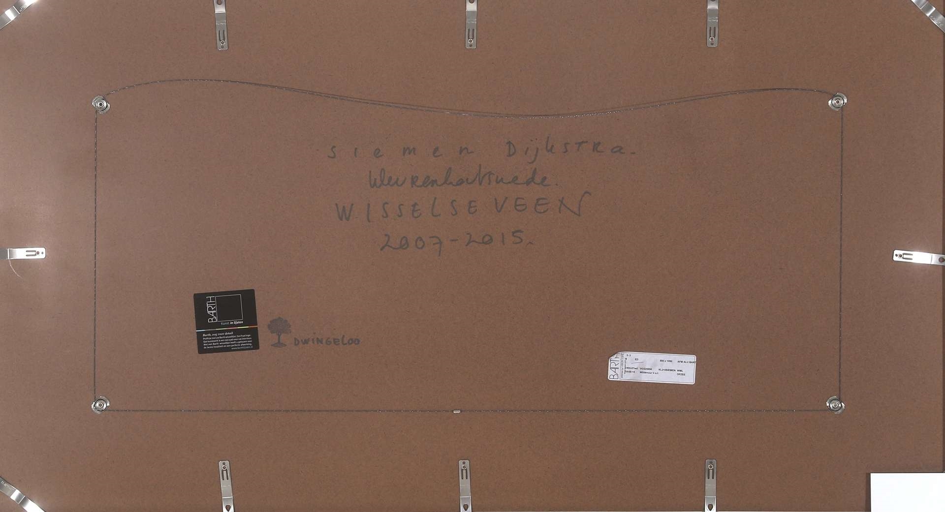 Artwork by Siemen Dijkstra, Wisselse Veen, Made of pencil