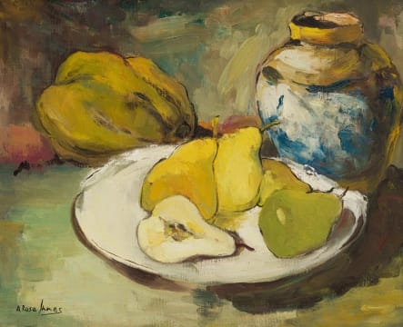 Alexander Rose-Innes | Still Life with Fruit and Vase | MutualArt