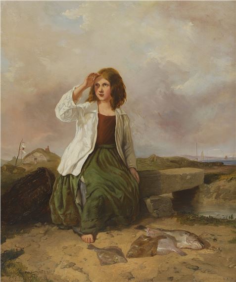 The fishergirl by Edward John Cobbett