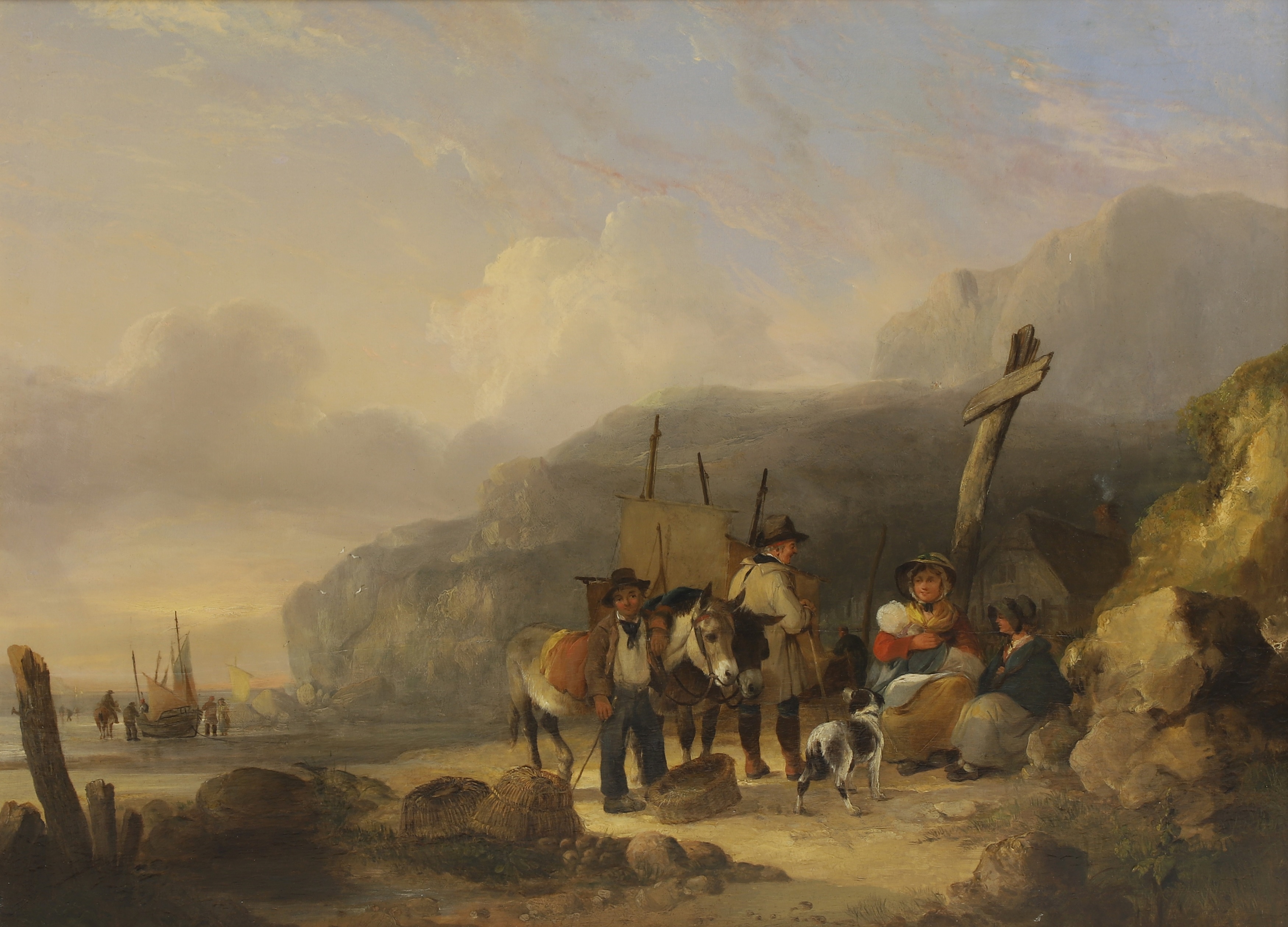 William Shayer Sr. | The fishermans family | MutualArt