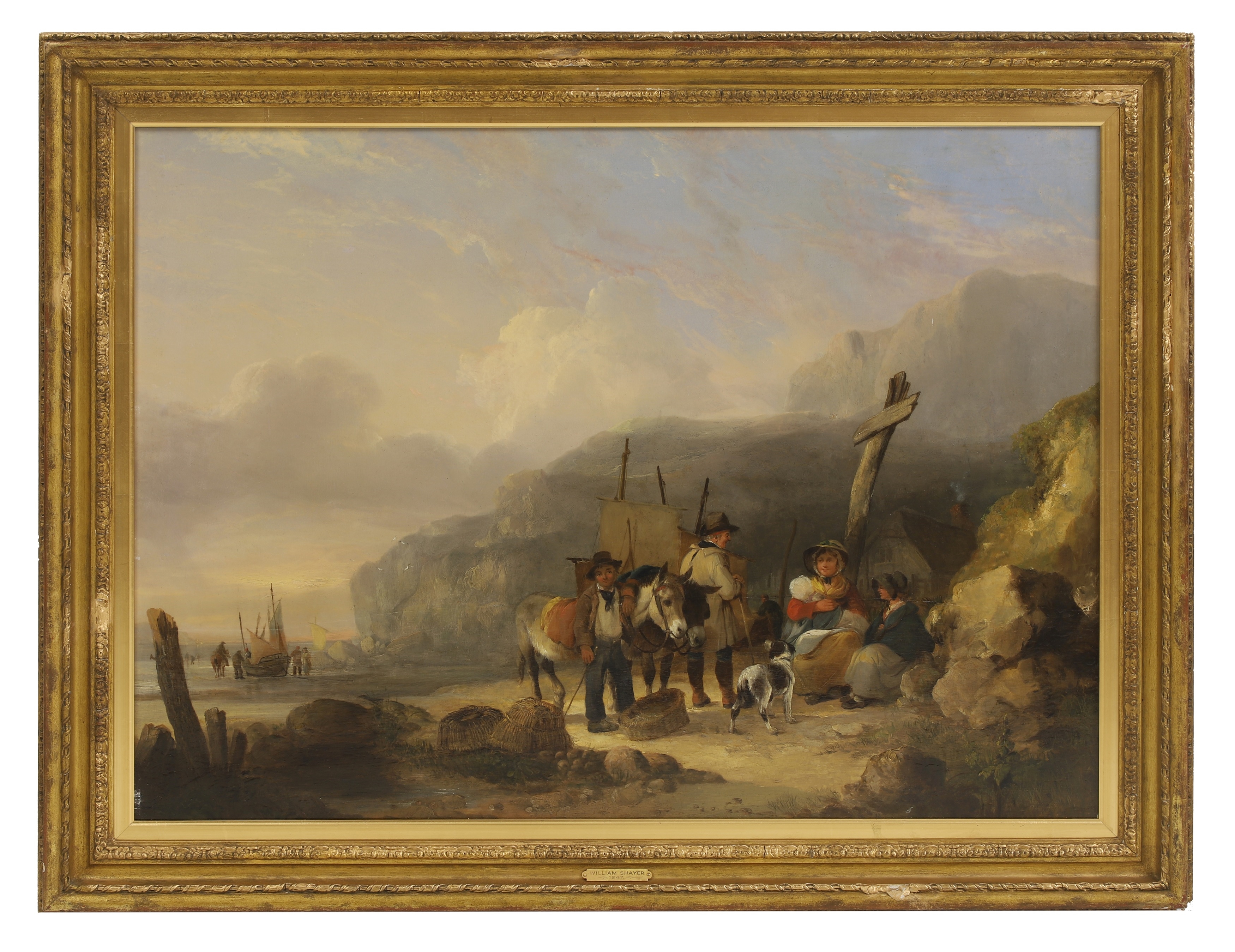 William Shayer Sr. | The fishermans family | MutualArt