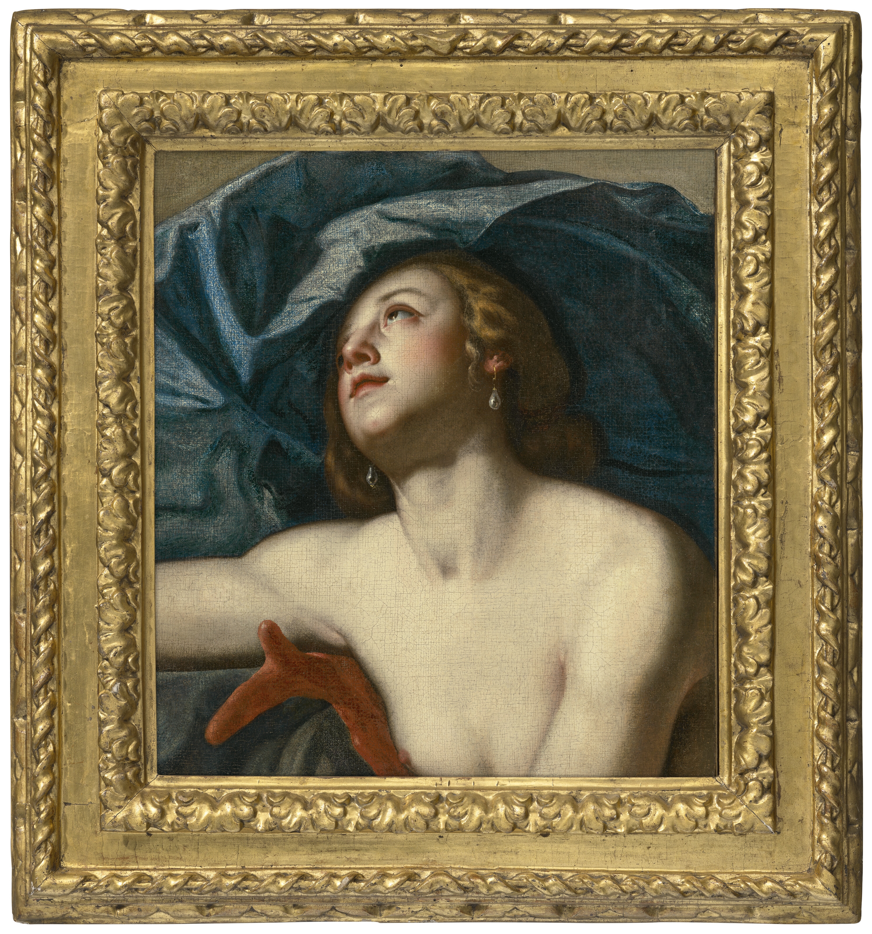 Artwork by Artemisia Gentileschi, Galatea - a fragment, Made of oil on canvas
