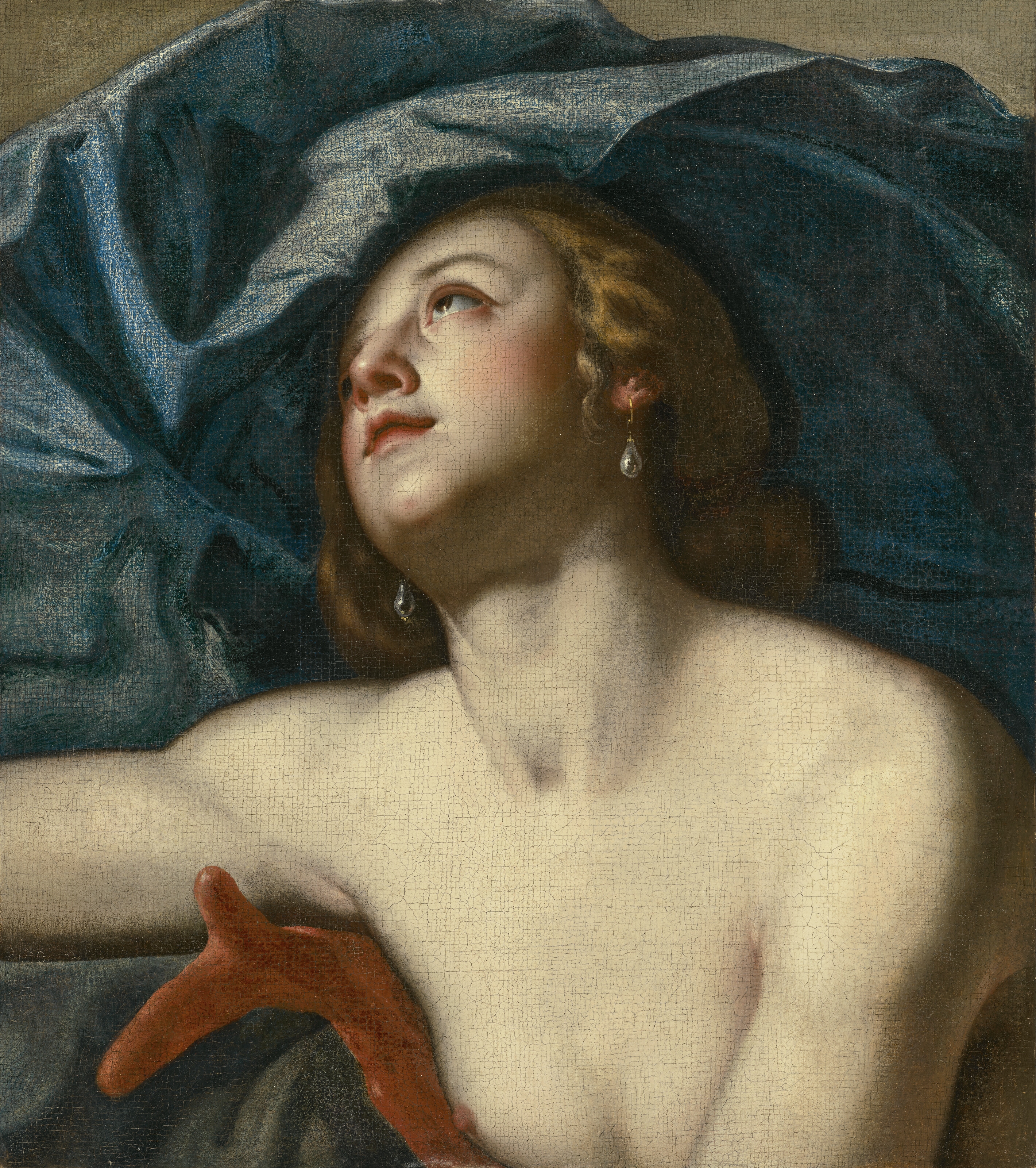 Artwork by Artemisia Gentileschi, Galatea - a fragment, Made of oil on canvas