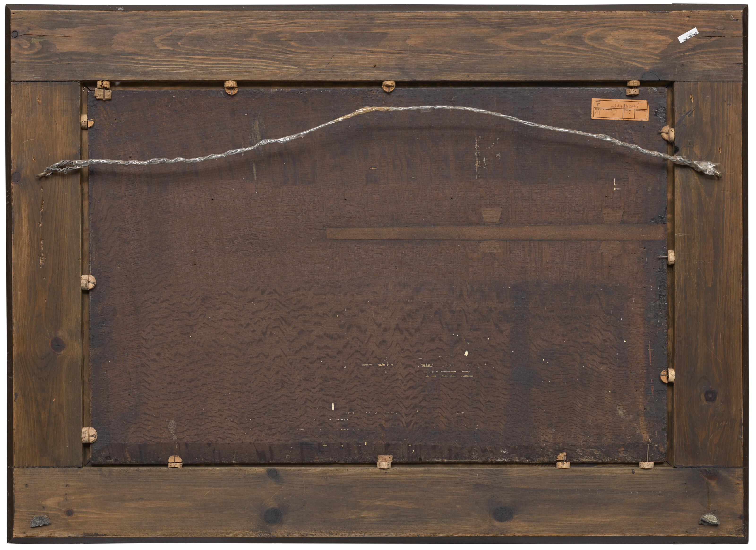 Artwork by Balthasar van der Ast, Grapes, apples, peaches and apricots in a Wan-li bowl, with quinces, a frog, a caterpillar, a fly and a beetle on a stone ledge, Made of oil on panel