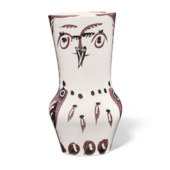Chouette marron/noir (A.R. 134) - Pablo Picasso