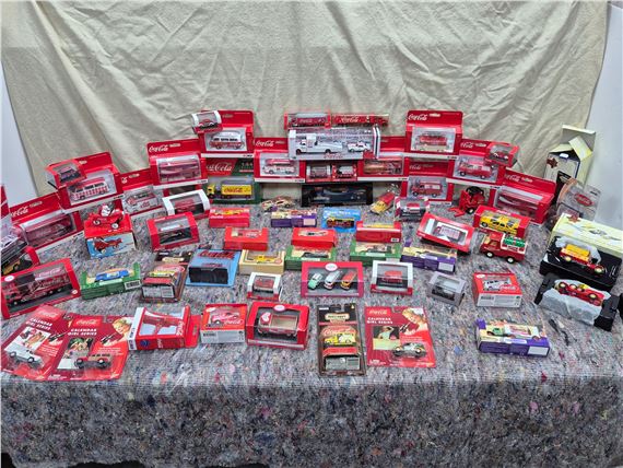 Coca Cola | A Collection of mostly Sealed Coca Cola Vehicles | MutualArt