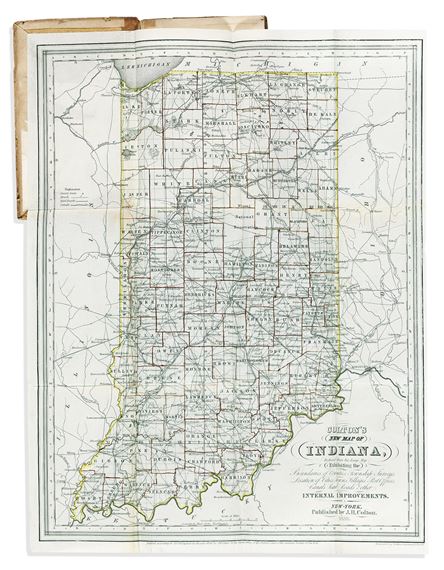 Joseph Hutchins Colton | The State of Indiana Delineated (1838) | MutualArt