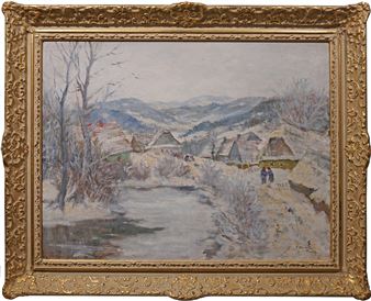 Zima ve vesnici - Antonín Toňátko