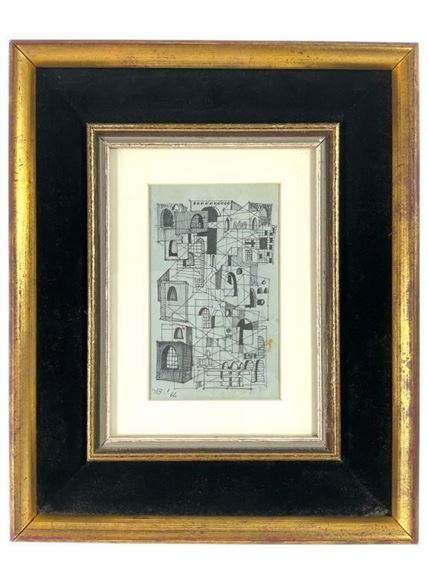 Ben Shahn | Modernist Pen & Ink Drawing by Israeli Artist (Mid 20th ...