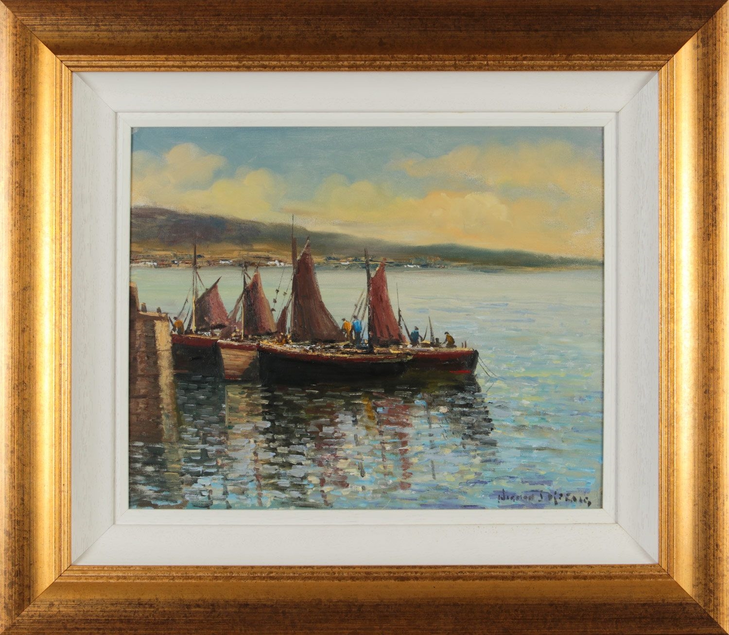 Norman J. McCaig | FISHING BOATS, CARROWROE, COUNTY GALWAY | MutualArt