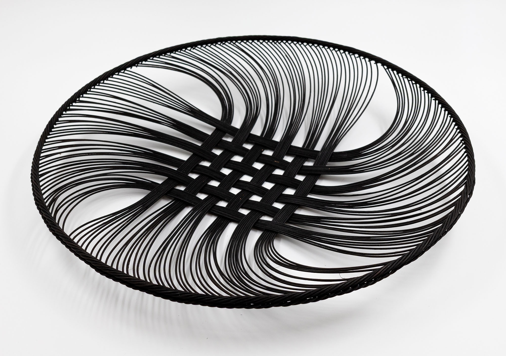 Ruth Castle | Ruth Castle Large radiating dish fish basket weaving ...