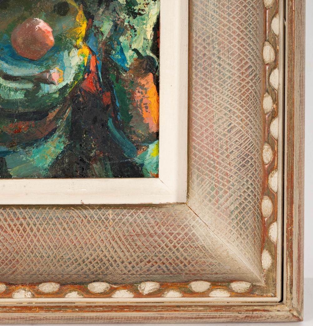 Artwork by Iver Rose, Clown, Made of oil on board