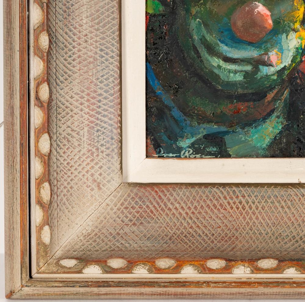 Artwork by Iver Rose, Clown, Made of oil on board