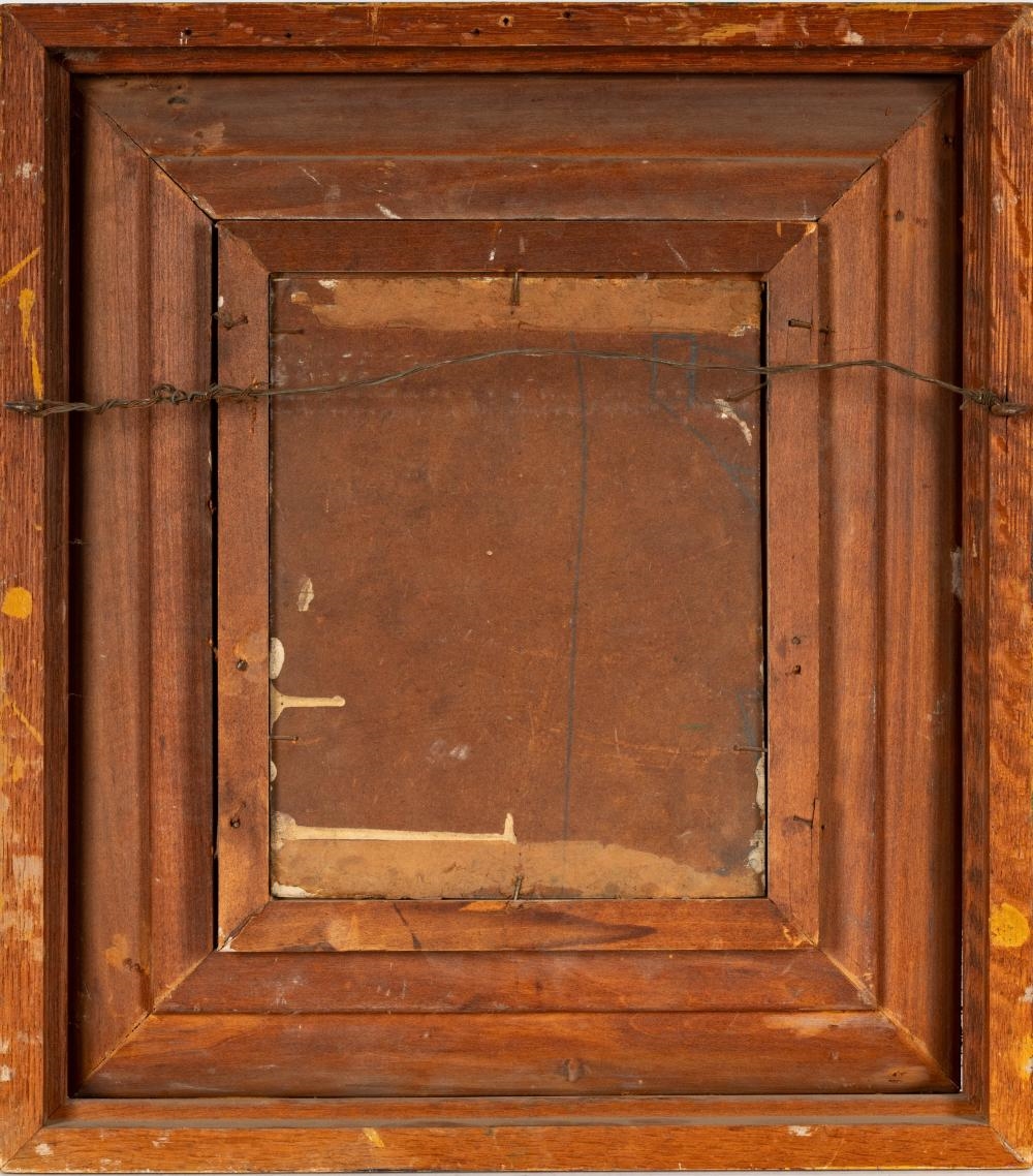 Artwork by Iver Rose, Clown, Made of oil on board