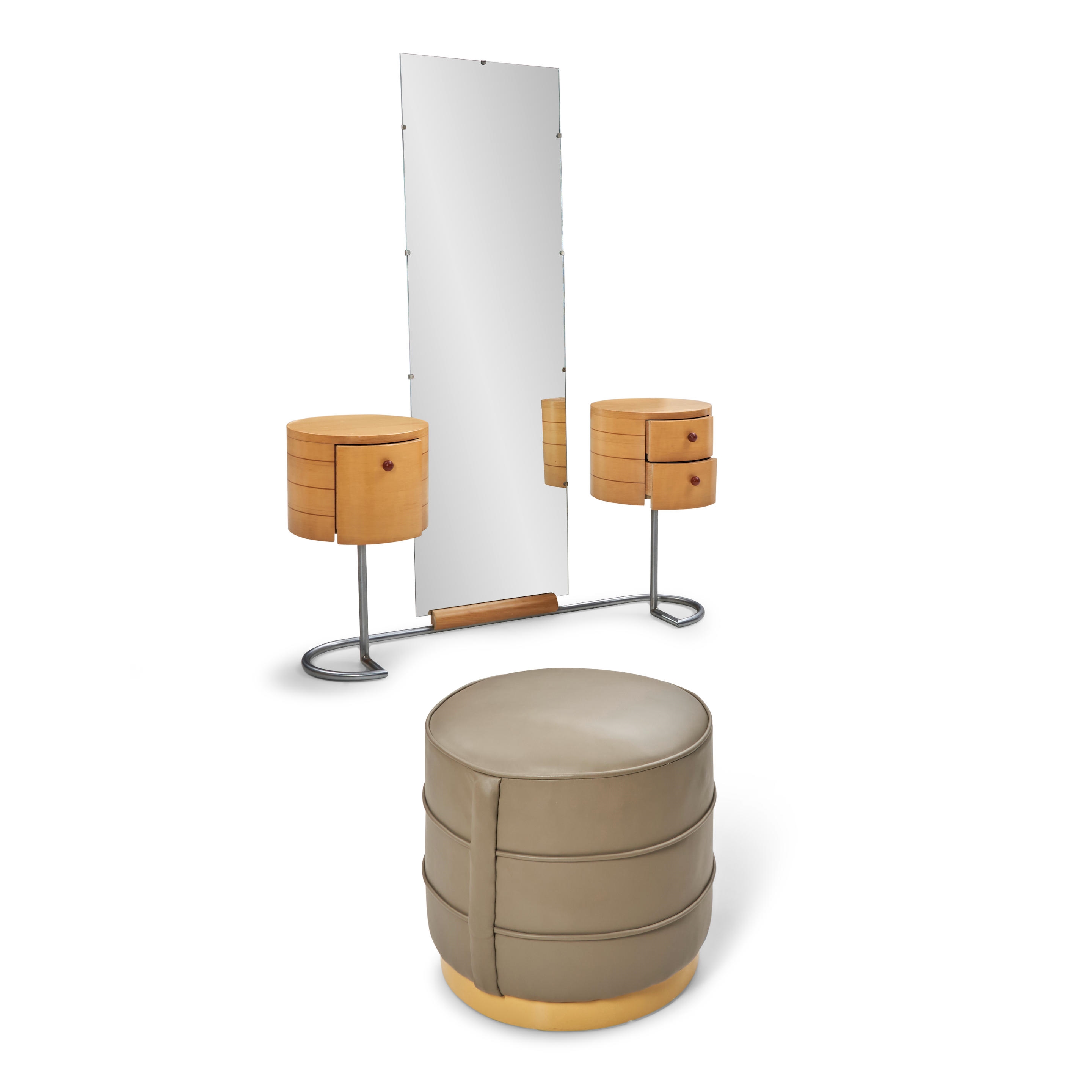 Gilbert Rohde | MODEL 3323 VANITY AND STOOL (1933 - 1935) | MutualArt