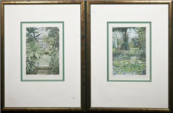PALM HOUSE 1 AND PALM HOUSE 3 (PAIR) - Arthur Burne