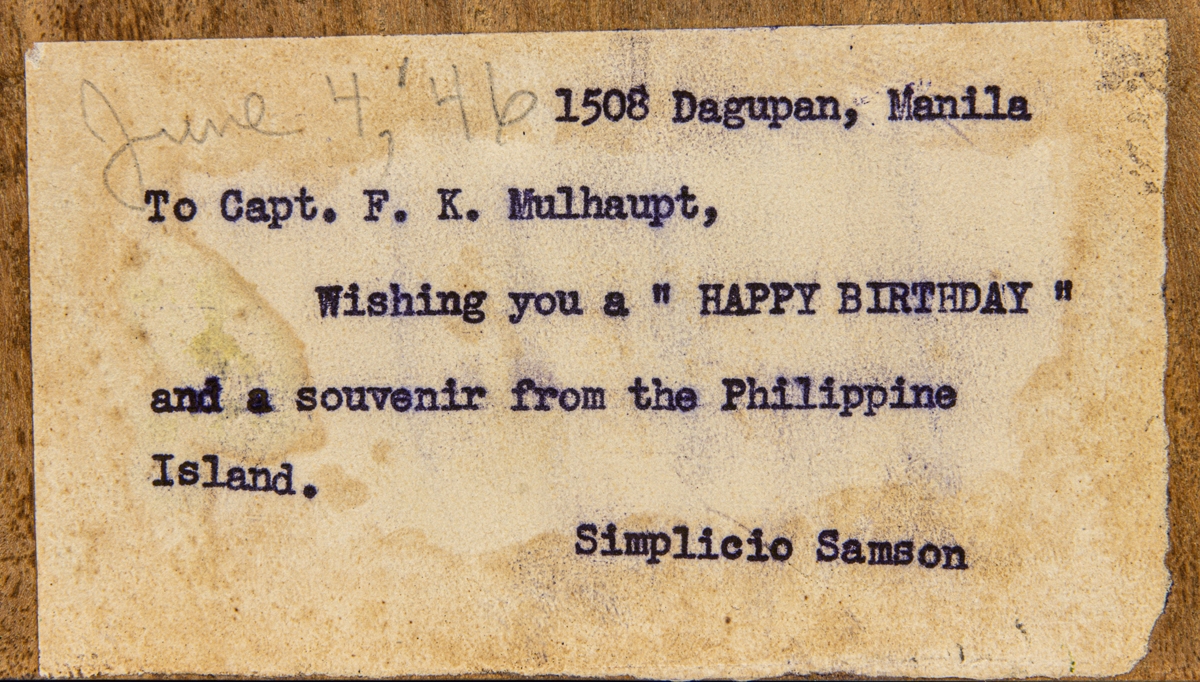 Artwork by Graciano T. Nepomuceno, A Graciano T. Nepomuceno (Filipino 1881 - 1974) bas relief carved wood plaque, Made of relief carved wood plaque