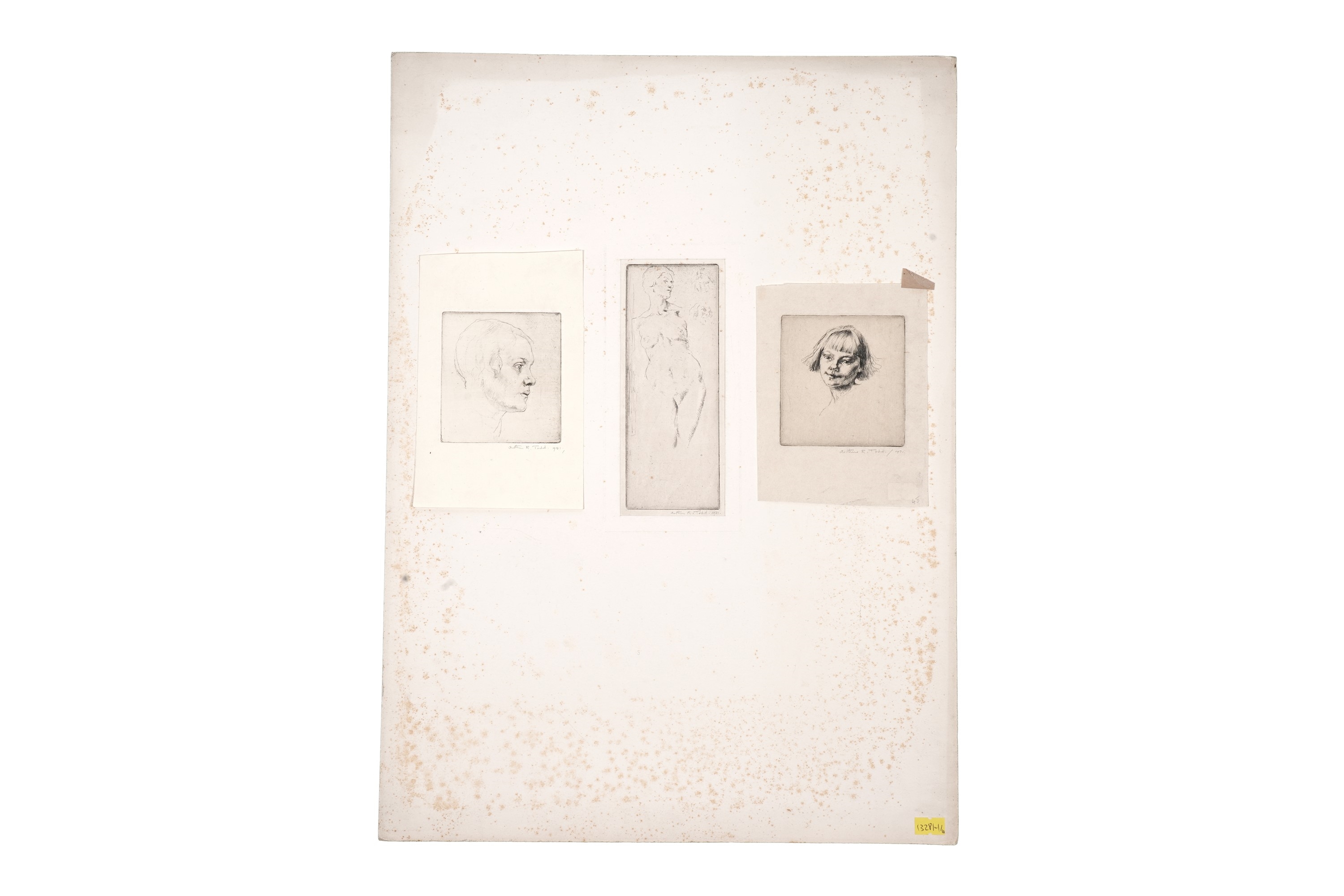 Arthur Ralph Middleton Todd | Three figural studies | MutualArt