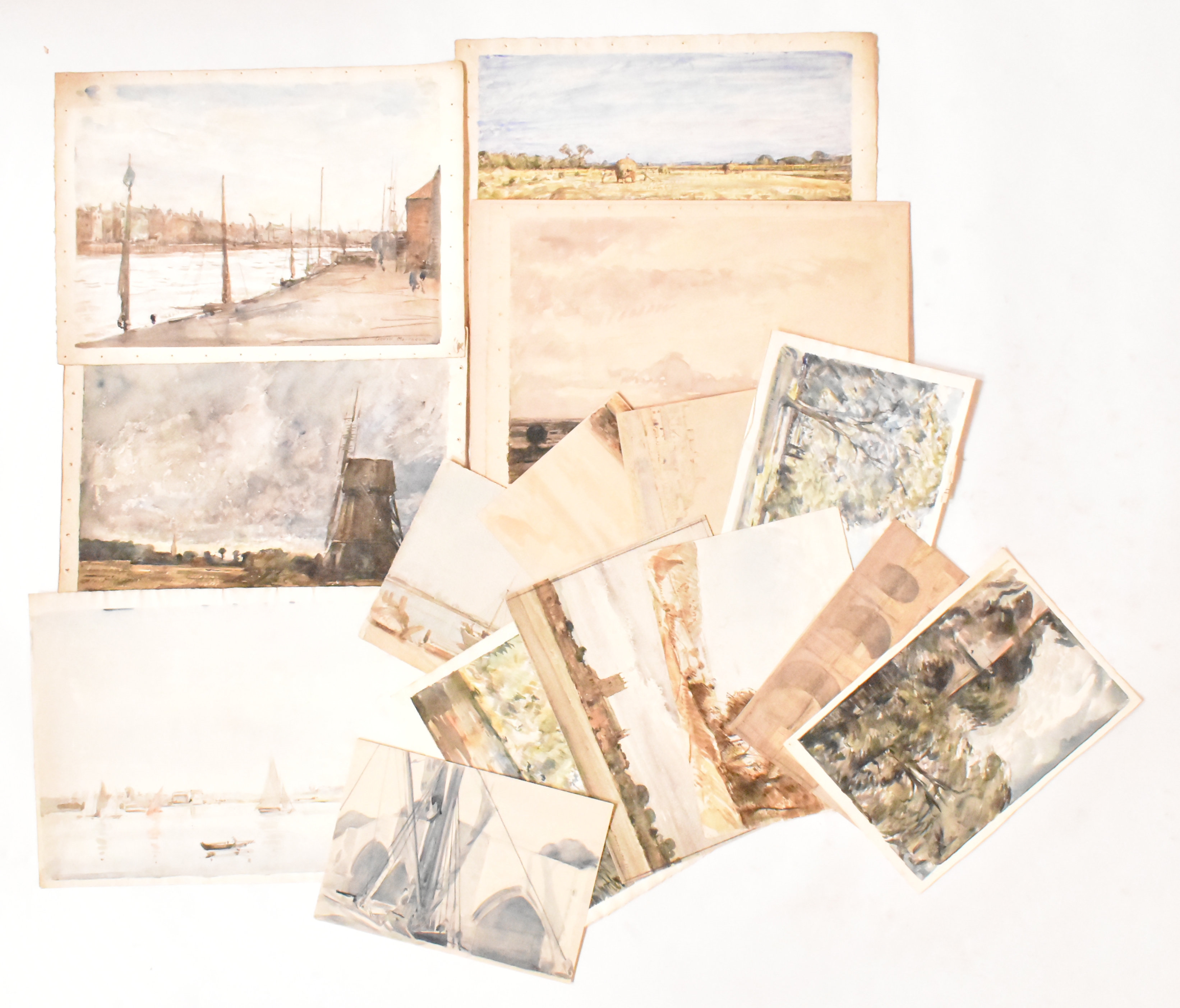 David Muirhead | COLLECTION OF c15 WATERCOLOURS ON PAPER | MutualArt