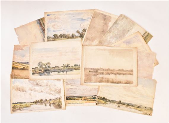 David Muirhead | c15 WATERCOLOURS ON PAPER PAINTINGS (1910s) | MutualArt