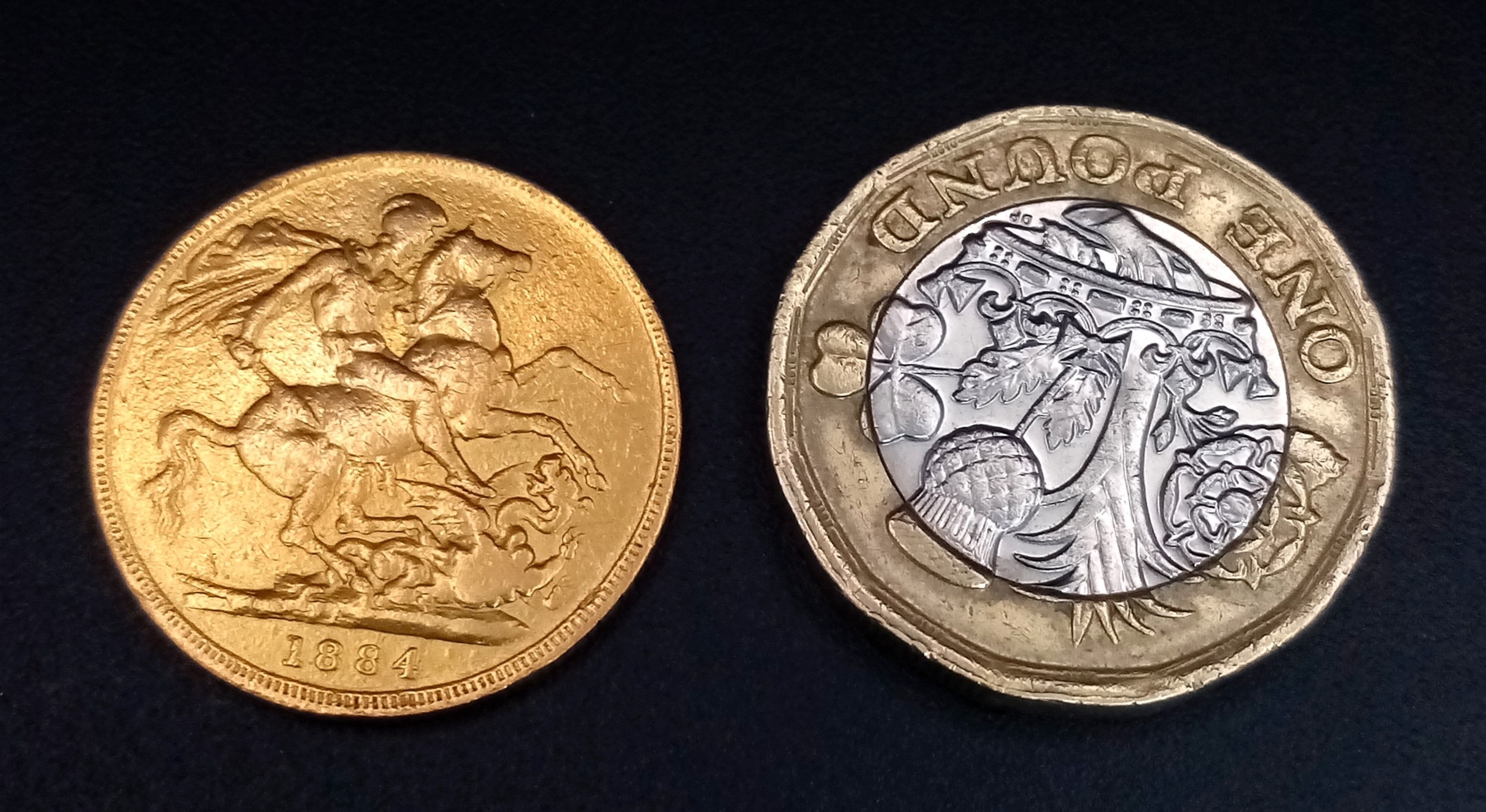 Queen Victoria | An 1884 Queen Victoria, 22K Gold Sovereign Coin (1884 ...